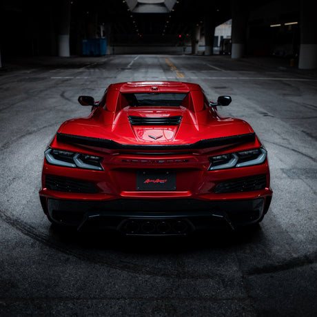 2020-2026 Corvette C8 Euro Smoke Style LED Taillights Amber Sequential Pair