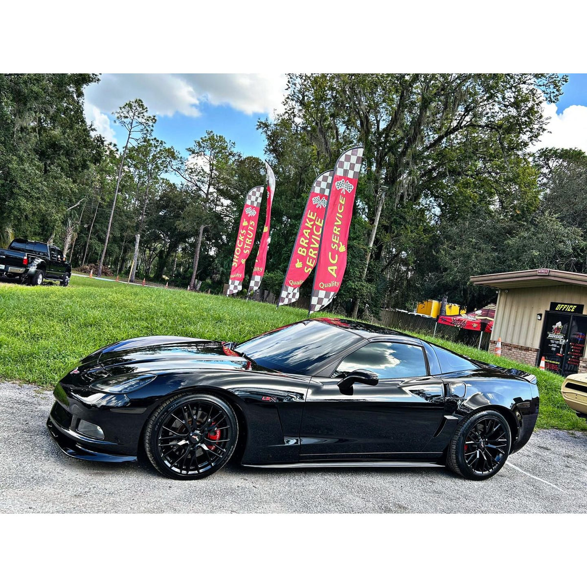 Chevrolet Corvette C6 ZR1 Widebody Conversion Rear Side Fenders