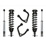 ICON 19-21 Ford Ranger 0-3.5in Stage 2 Suspension System w/ Tubular UCA Alum Knuckle