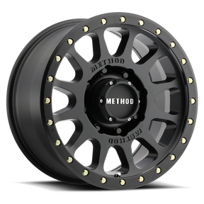 Matte Black MR305 NV HD Off-Road Wheels. 