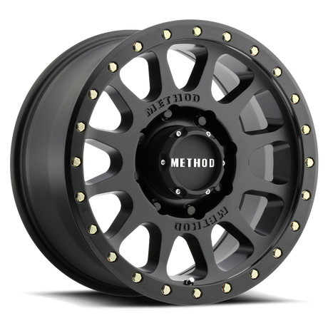 Matte Black MR305 NV HD Off-Road Wheels. 