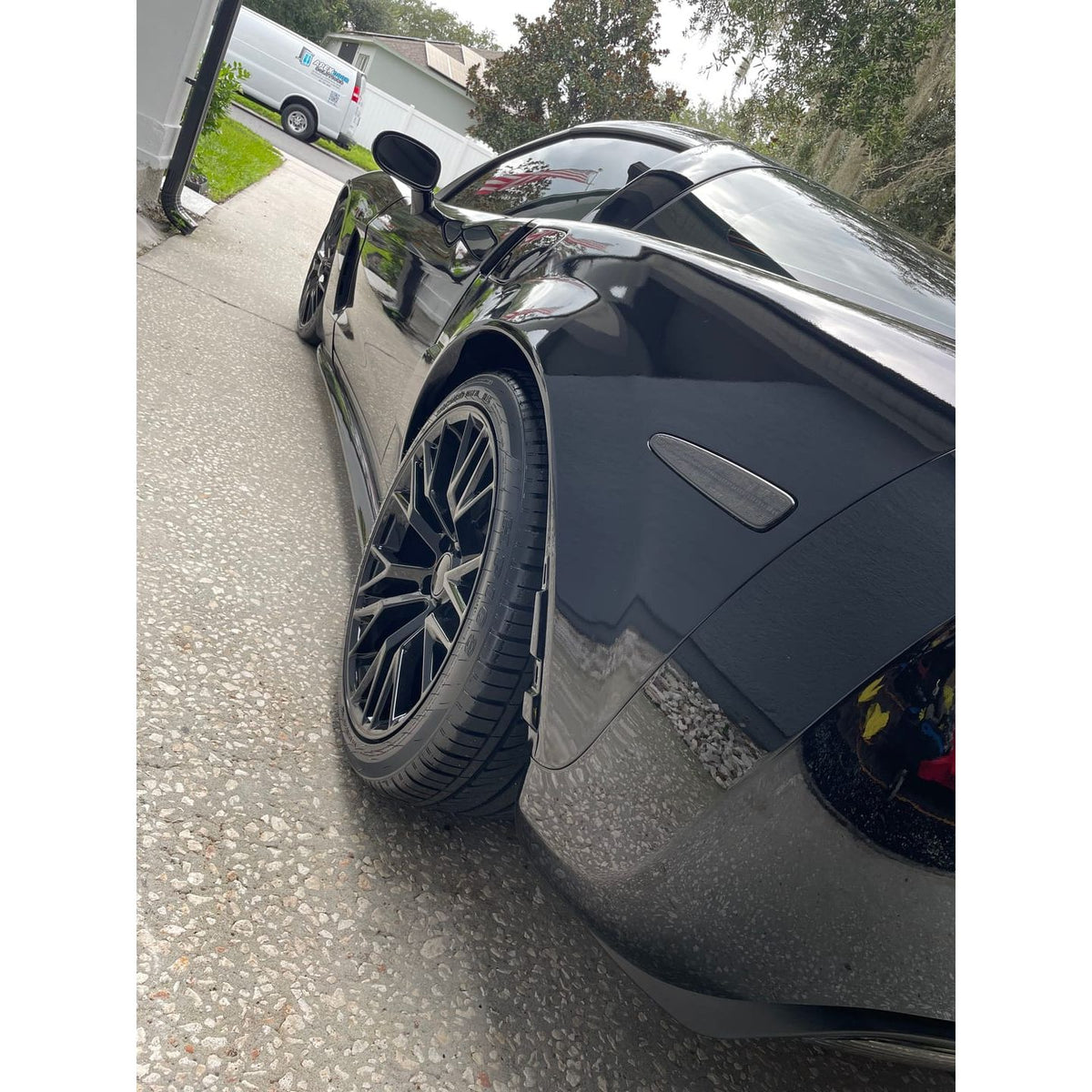 Chevrolet Corvette C6 ZR1 Widebody Conversion Rear Side Fenders