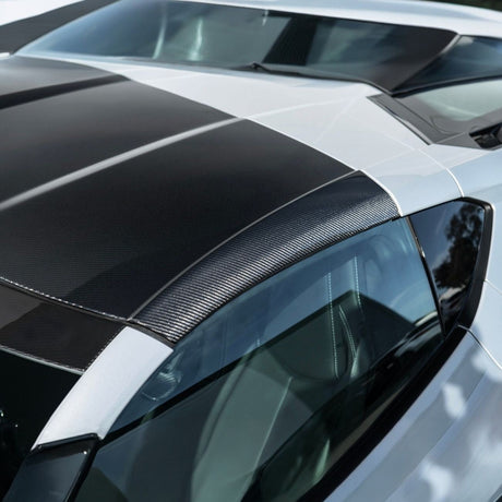 Corvette C8 Carbon Fiber GM Factory Style Double-Sided Replacement Removable Targa Roof Panel Carbon Fiber ROOF-1355-BKCF