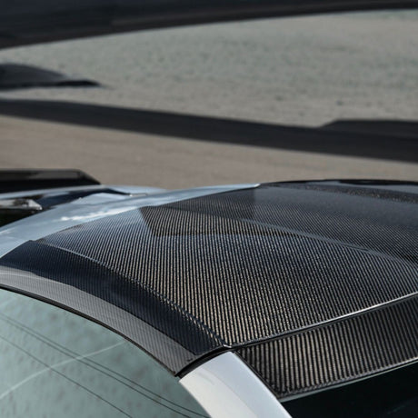 Corvette C8 Carbon Fiber GM Factory Style Double-Sided Replacement Removable Targa Roof Panel Carbon Fiber ROOF-1355-BKCF