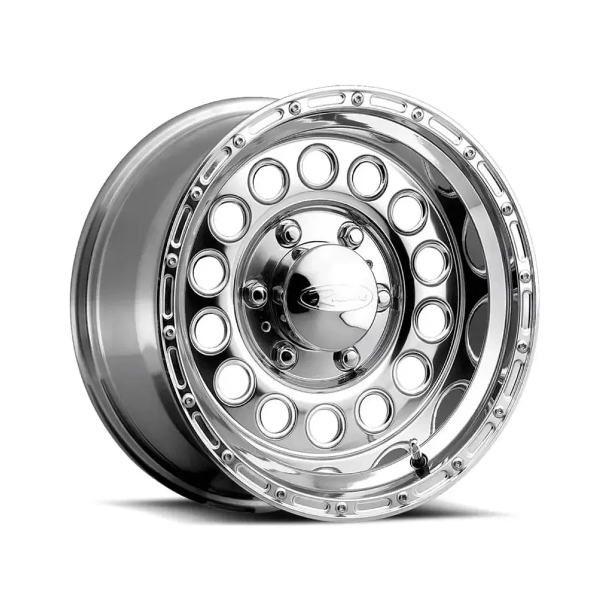 Raceline 887 Rock Crusher 15x8in / 5x114.3 BP / -32mm Offset / 83.82mm Bore - Polished Wheel