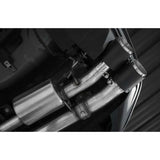 Ford Mustang GT 5.0L 2024+ MBRP 3" T304 Stainless Steel Cat-Back Quad Split Rear w/ Carbon Fiber Tips