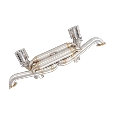 Porsche GT4/GT4RS Stain Less Steel Valved Exhaust System With Muffler