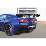 2014-2019 Chevrolet Corvette C7 ZR1 ZTK Conversion Rear Spoiler High Wing – Carbon Flash