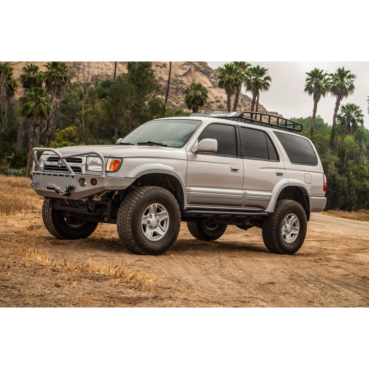 ICON 1996-2004 Toyota Tacoma/1996-2002 Toyota 4Runner, Billet Upper Control Arm w/ Delta Joint Kit Front View