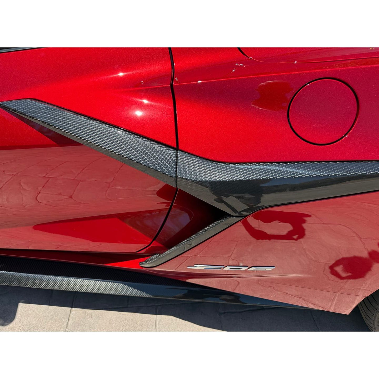 Chevrolet Corvette C8 Z06 Carbon Fiber Side Door Garnish