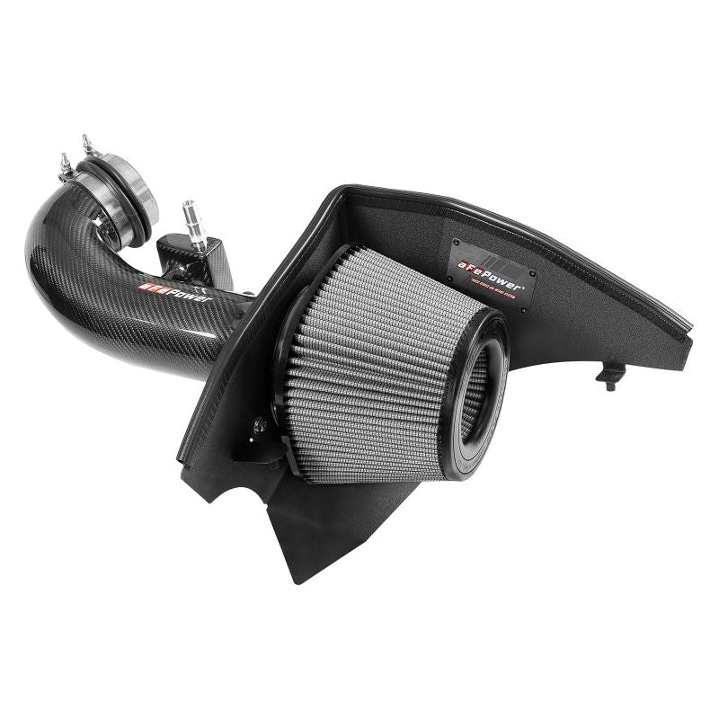 aFe 19-21 GM Trucks 5.3L/6.2L Track Series Carbon Fiber Cold Air Intake System W/ Pro Dry S Filters