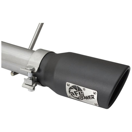 aFe Rebel Series CB 2.5in Dual Center Exit SS Exhaust w/ Black Tips 07-15 Jeep Wrangler 3.6L/3.8L V6