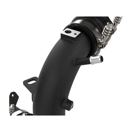 aFe 21-23 Ford Bronco V6-2.7Ltt BladeRunner Alum Hot &amp; Cold Charge Pipe Kit - Black