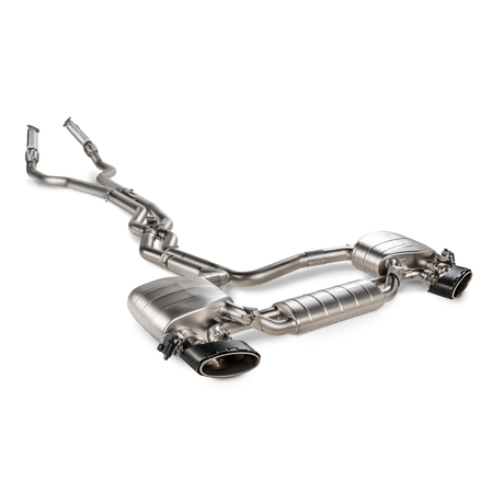 Akrapovic - 2023 Audi RS6 Performance Avant (C8) Evolution Line Cat Back (Titanium) (Req Link Pipe Set)