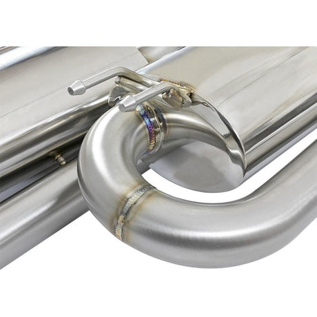 aFe Takeda 3in 304 SS Cat-Back Exhaust w/ Dual Center Black Tips 17+ Honda Civic Si (2dr) I4 1.5L