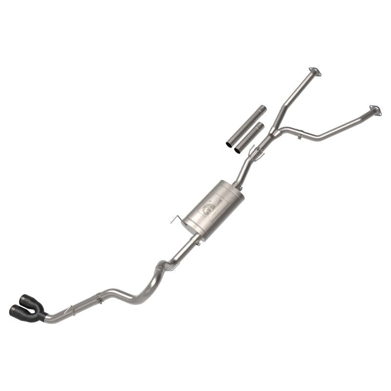 aFe 2022 Toyota Tundra V6-3.5L (tt) Vulcan Series 2.5in to 3in 304 SS Cat-Back Exhaust w/ Black Tip