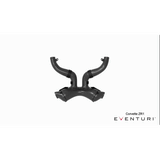 Eventuri Chevrolet Corvette C8 ZR1 hard-top convertible black carbon intake system, showing sleek performance air intake design.
