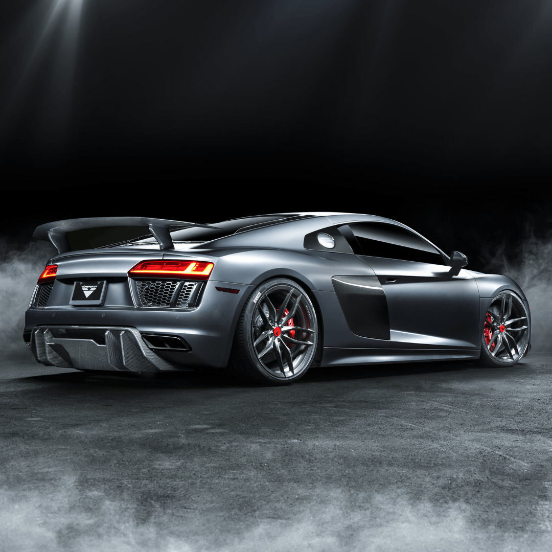Audi R8 Carbon Fiber Rear Diffuser - Vorsteiner Wheels  - Aero - [tags]