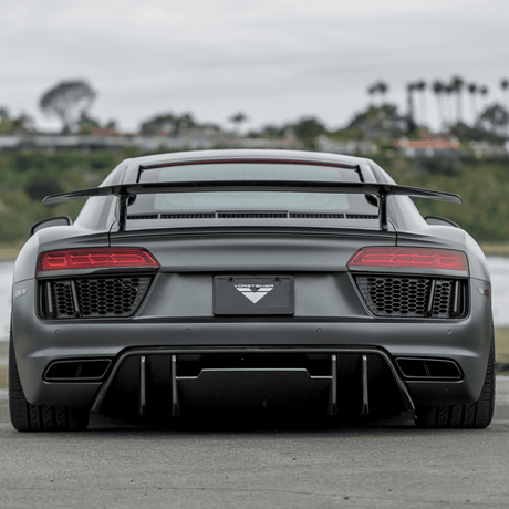 Audi R8 Carbon Fiber Wing - Vorsteiner Wheels  - Aero - [tags]
