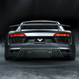 Audi R8 Carbon Fiber Wing - Vorsteiner Wheels  - Aero - [tags]