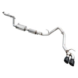 AWE Exhaust for 4th Gen Toyota Tacoma Dual Diamond Black Tips