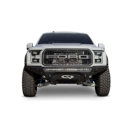 Addictive Desert Designs 17-18 Ford F-150 Raptor Stealth Fighter Front Bumper w/ Winch Mount