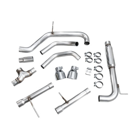 AWE 22-25 Volkswagen Jetta GLI Track Edition Exhaust - Chrome Silver Tips