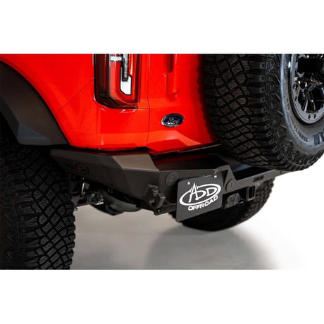 Addictive Desert Designs 2021+ Ford Bronco Rock Fighter Rear Bumper - Hammer Black