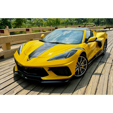 2020-2026 Chevrolet C8 Corvette - 5VM FRONT SPLITTER (2-PIECE VERSION) & SIDE SKIRTS