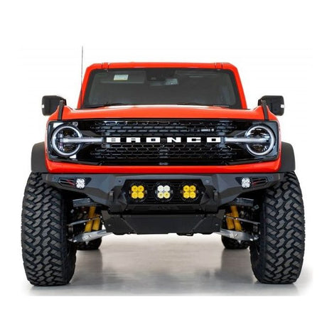 Addictive Desert Designs 2021-2026 Ford Bronco Bomber Front Bumper (w/ 3 Baja Designs LP4 Mounts)