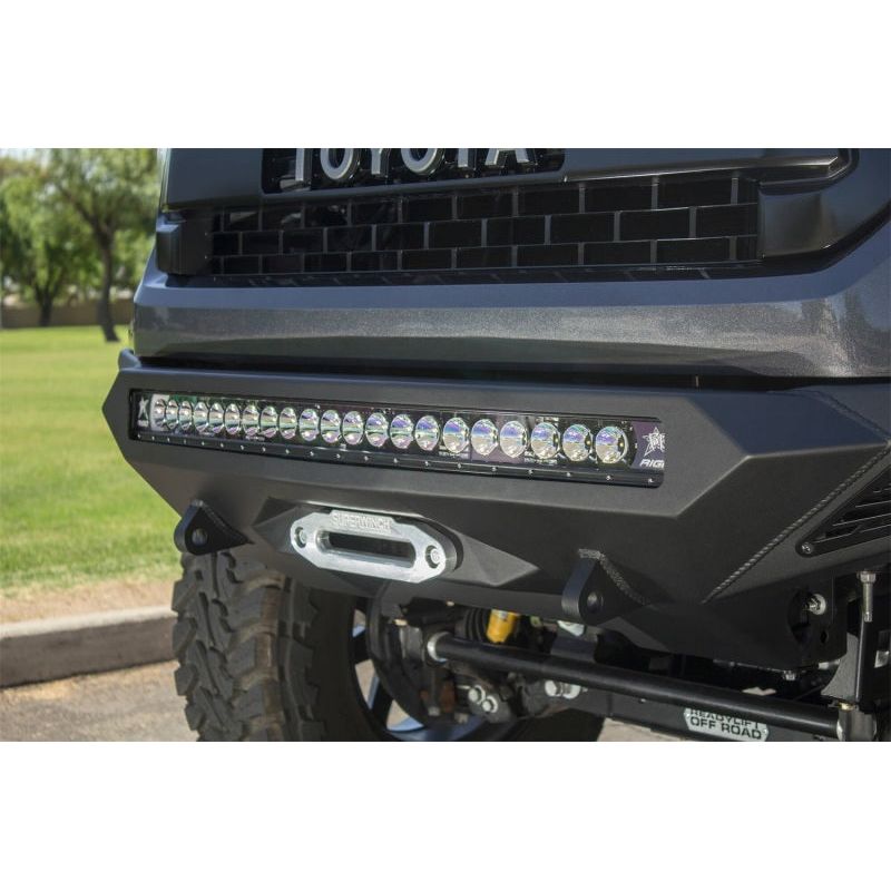 Addictive Desert Designs 2014+ Toyota Tundra Stealth Fighter Front Bumper w/Winch Mount & Sensors