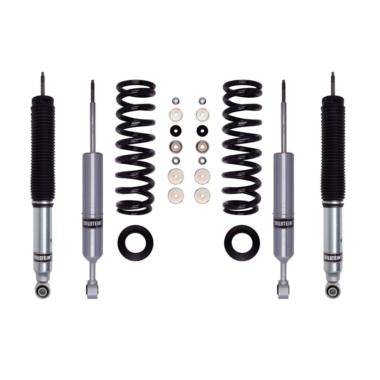 2024+ Toyota Tacoma Bilstein 6112 1-2.5" Adjustable Height Front Leveling Coilovers & 6100 Rear Shocks (Set of 4)