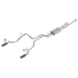 Borla 14-18 Toyota Tundra 4.6L/5.7L V8 AT 2&4WD Crew Max Cat-Back Touring Exhaust - Black Chrome Tip