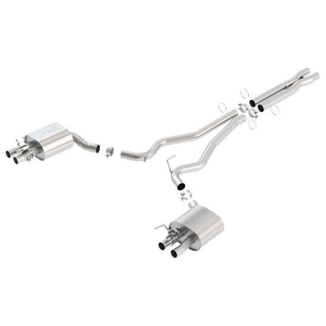 Borla 15-16 Ford Mustang Shelby GT350 5.2L ATAK Cat Back Exhaust (Uses Factory Valence)