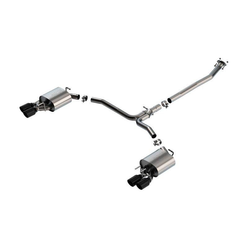 Borla 2018-2024 Toyota Camry XSE Cat-Back Exhaust System S-Type  (Black Chrome)