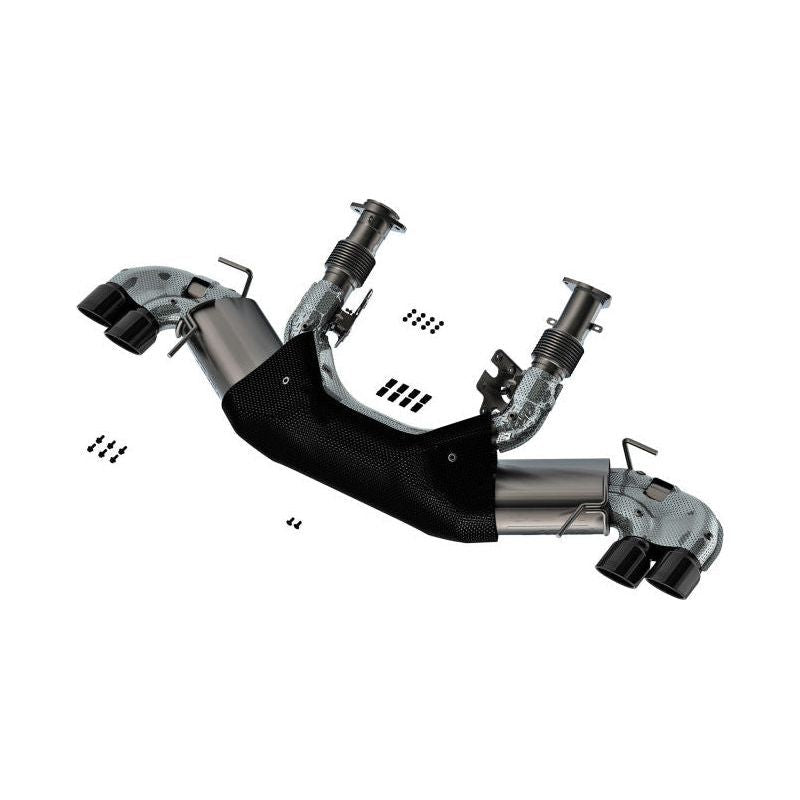 Borla 20-23 Chevy Corvette 6.2L V8 AT w/o NPP 3in ATAK Catback Exhaust - Black Chrome Tips