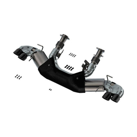 Borla 20-23 Chevy Corvette 6.2L V8 AT w/o NPP 3in ATAK Catback Exhaust - Black Chrome Tips
