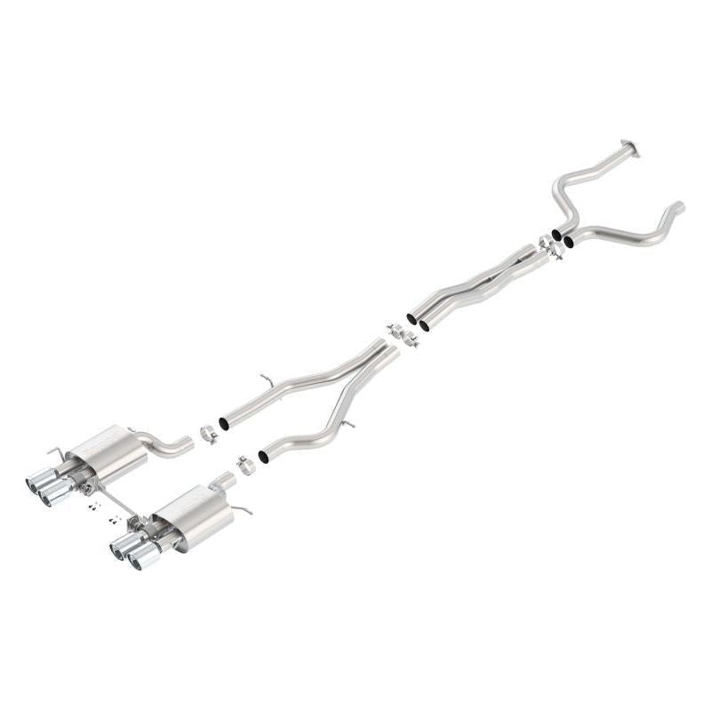 Borla 2016-2019 Cadillac ATS-V 3.6L Twin Turbo Catback Exhaust 4in Tips Dual Split Rear Exit