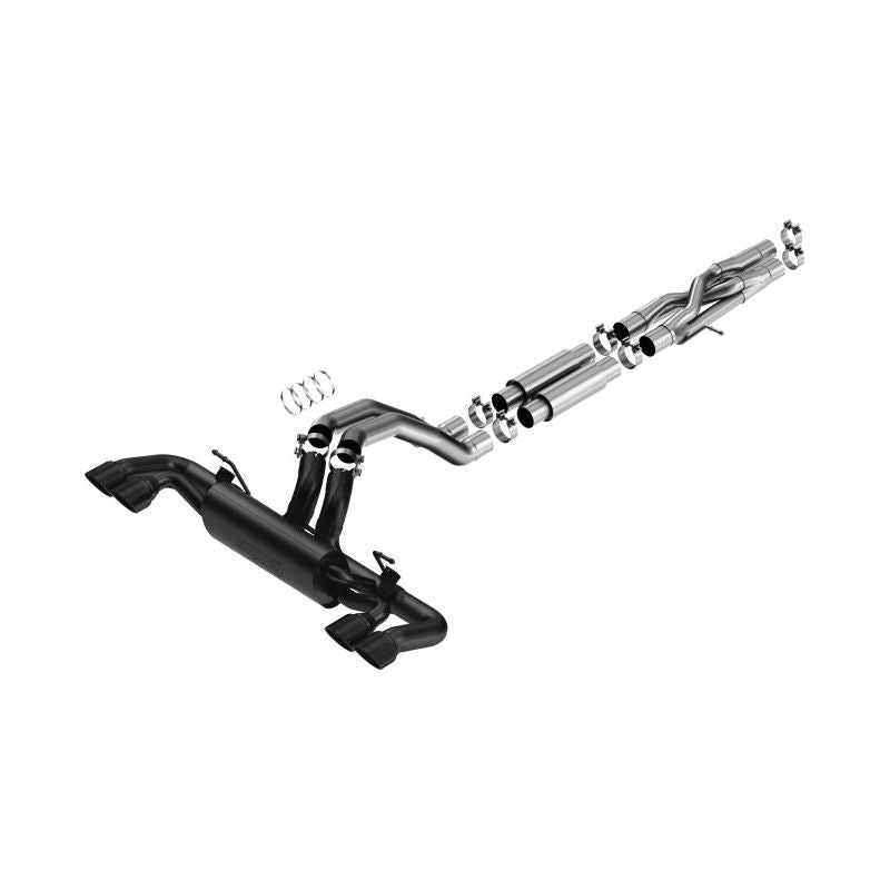 Borla 21-22 Jeep Wrangler Rubicon 392 6.4L V8 AT 4WD 4DR ATAK Cat-Back Exhaust - Coated Black