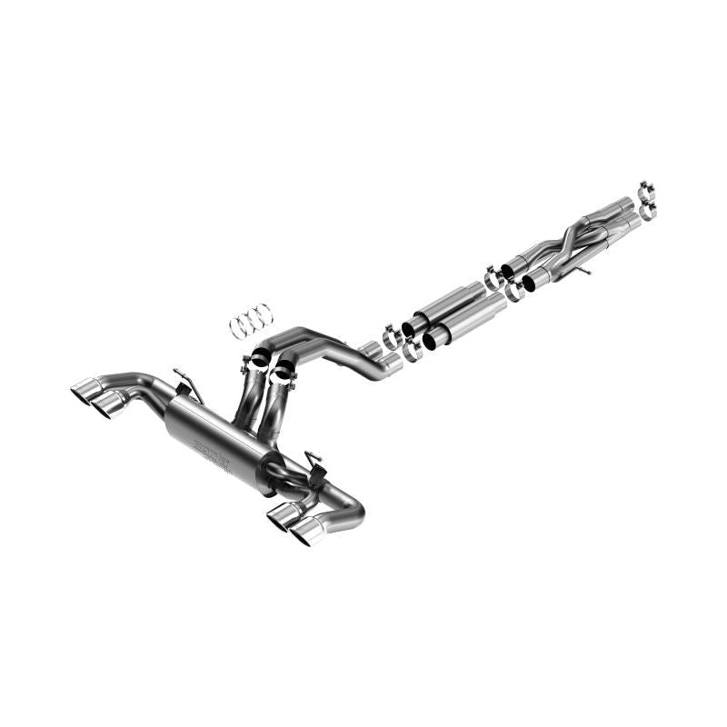 Borla 2021-2026 Jeep Wrangler Rubicon 392 Cat-Back Exhaust System ATAK (Stainless)