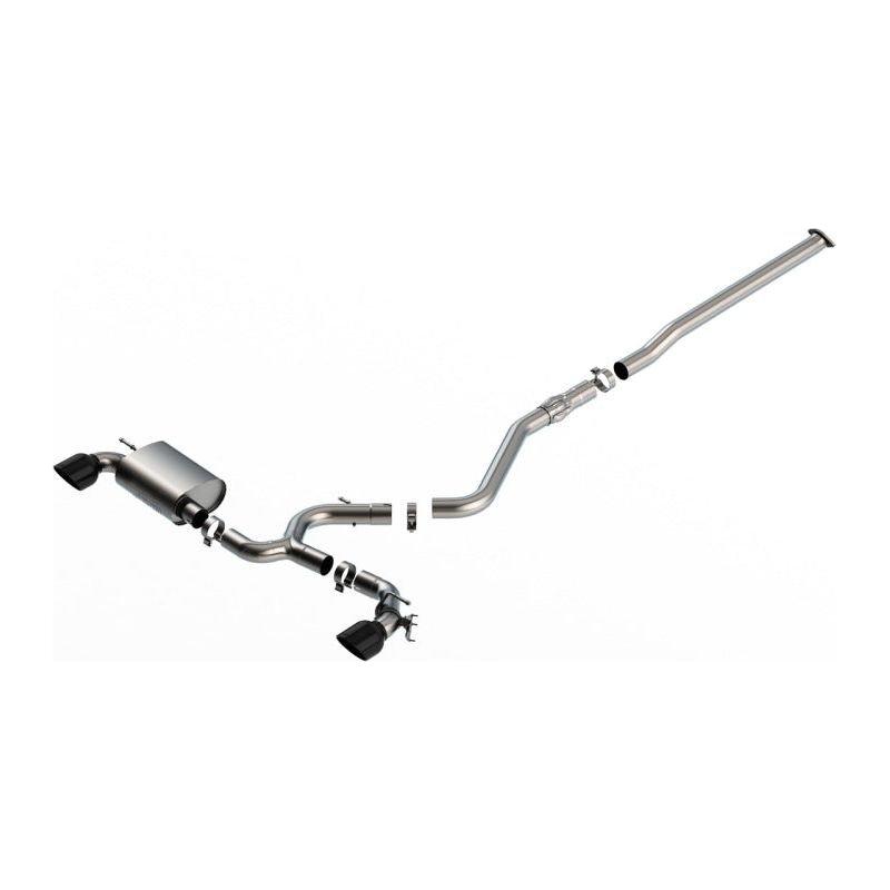 Borla 2022-2023 Hyundai Kona N 2.0L 4 CYL. Turbo AT/MT ATAK Catback Exhaust Black Chrome