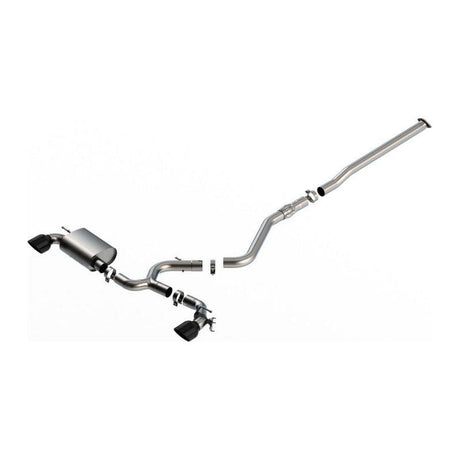 Borla 2022-2023 Hyundai Kona N 2.0L 4 CYL. Turbo AT/MT ATAK Catback Exhaust Black Chrome