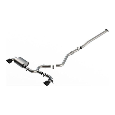 Borla 2022-2023 Hyundai Kona N 2.0L 4 CYL. Turbo AT/MT ATAK Catback Exhaust Black Chrome