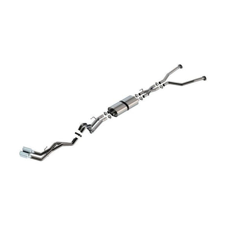Borla 22-24 Toyota Tundra 3.4L V6 (Inc. Hybrid) Ext. Cab/STD Bed/145.7in WB S-Type Cat-Back - Chrome