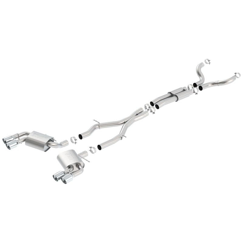 Borla 16-17 Camaro SS 6.2L Dual Tip Dual Split Rear Exit Dual Mode Catback Exhaust (NPP)