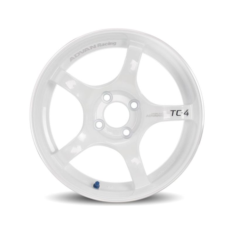 Advan TC4 18x9.5 +38 5-120 Racing White Wheel