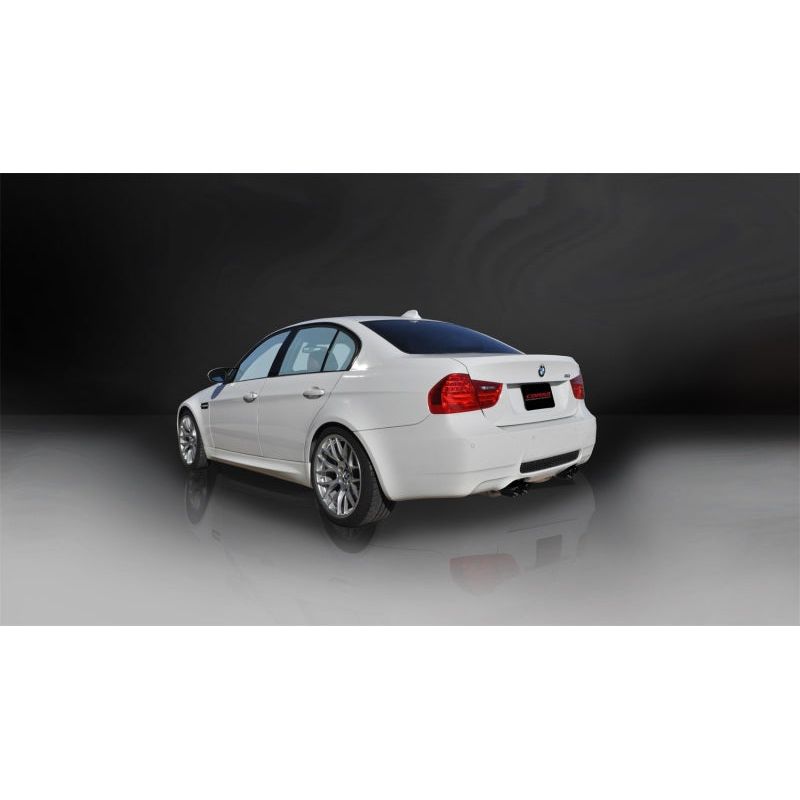Corsa 08-12 BMW M3 E90 Black Sport Cat-Back Exhaust
