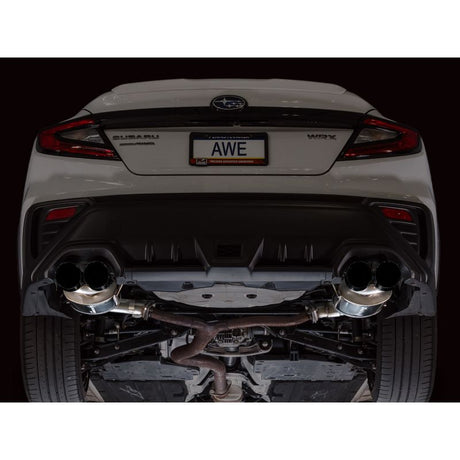 AWE Tuning 22-25 Subaru VB WRX Touring Edition Axleback Exhaust - Diamond Black Tips