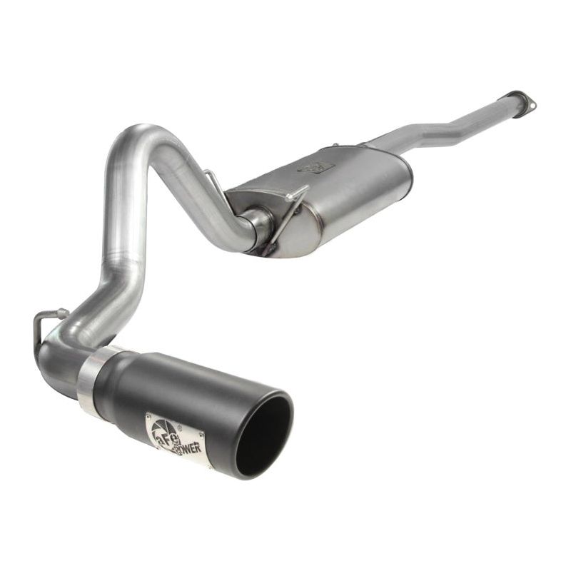 aFe MACHForce XP Exhausts Cat-Back SS-409 EXH CB Toyota Tacoma 05-13 V6-4.0L (Blk Tip)