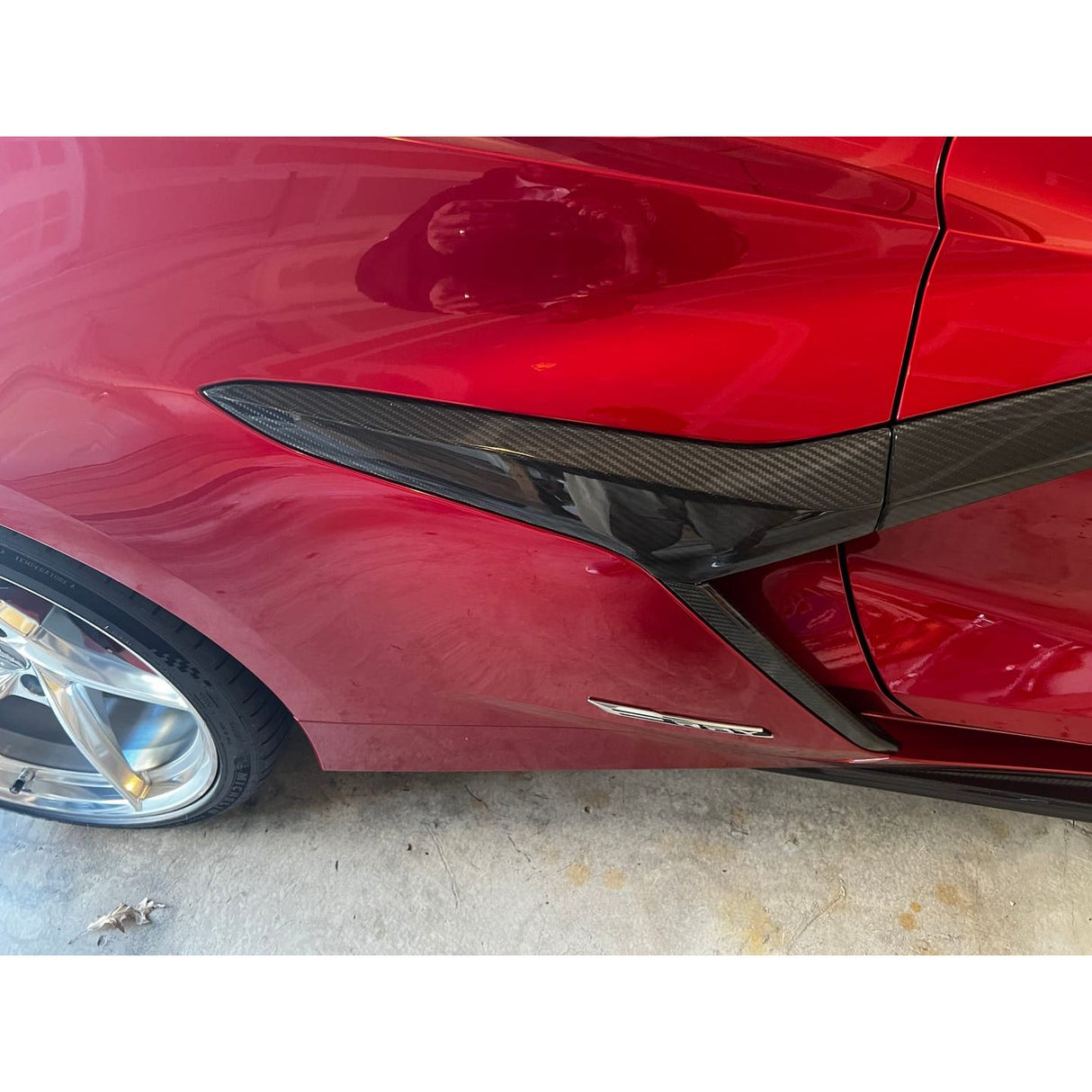 Chevrolet Corvette C8 Z06 Carbon Fiber Side Door Garnish